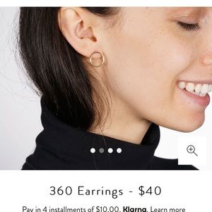 NWT Mejuri 360 Earrings gold new